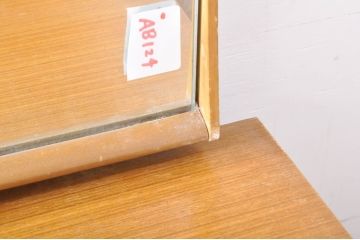 イギリスビンテージ　オースティンスイート(austinsuite)　チーク材　スタイリッシュな北欧スタイルのドレッサー(ドレッシングチェスト、鏡台、ミラー、引き出し、化粧台、ヴィンテージ、英国)(検索ワード:G-PLAN、ジープラン)(R-065912)