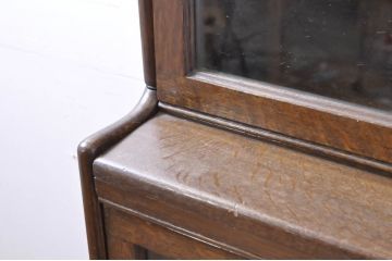イギリスアンティーク　オーク材　クラシカルな佇まいのスタッキングブックケース(本箱、収納棚、戸棚、キャビネット、飾り棚、陳列棚、英国)(R-065917)