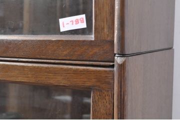 イギリスアンティーク　オーク材　クラシカルな佇まいのスタッキングブックケース(本箱、収納棚、戸棚、キャビネット、飾り棚、陳列棚、英国)(R-065917)