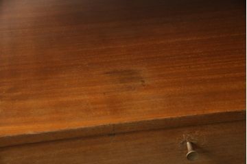 イギリスビンテージ　Staples & Co.Ltd(ステイプルズ)　robert heal(ロバート・ヒールズ)デザイン　温もり感じるチーク材と無骨な鉄製フレームの組み合わせがかっこいいウォールユニットキャビネット(オープンシェルフ、収納棚、戸棚、オープンラック、ヴィンテージ、英国)(R-065931)