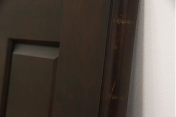 中古　北海道民芸家具　希少な絶版品!　シックなフレームと畳のコンビが和モダンな雰囲気を高める畳ベッド(セミダブル、たたみ)(R-065954)