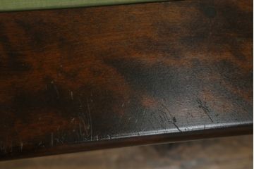 中古　北海道民芸家具　希少な絶版品!　シックなフレームと畳のコンビが和モダンな雰囲気を高める畳ベッド(セミダブル、たたみ)(R-065955)