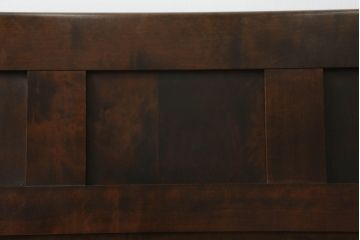 中古　北海道民芸家具　希少な絶版品!　シックなフレームと畳のコンビが和モダンな雰囲気を高める畳ベッド(セミダブル、たたみ)(R-065955)