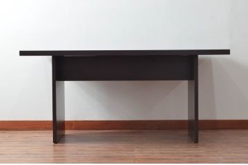 中古　arflex(アルフレックス)　BONTE(ボンテ)　Cini Boeri(チニ・ボエリ)デザイン　シンプルながらスタイリッシュな佇まいが魅力の4人掛けダイニングテーブル(6人掛け、作業台、食卓)(定価約25万円)(R-065956)