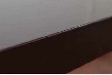 中古　arflex(アルフレックス)　BONTE(ボンテ)　Cini Boeri(チニ・ボエリ)デザイン　シンプルながらスタイリッシュな佇まいが魅力の4人掛けダイニングテーブル(6人掛け、作業台、食卓)(定価約25万円)(R-065956)