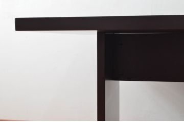 中古　arflex(アルフレックス)　BONTE(ボンテ)　Cini Boeri(チニ・ボエリ)デザイン　シンプルながらスタイリッシュな佇まいが魅力の4人掛けダイニングテーブル(6人掛け、作業台、食卓)(定価約25万円)(R-065956)