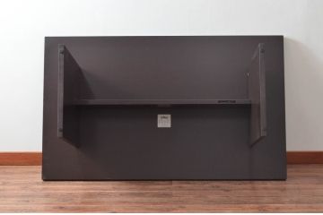 中古　arflex(アルフレックス)　BONTE(ボンテ)　Cini Boeri(チニ・ボエリ)デザイン　シンプルながらスタイリッシュな佇まいが魅力の4人掛けダイニングテーブル(6人掛け、作業台、食卓)(定価約25万円)(R-065956)