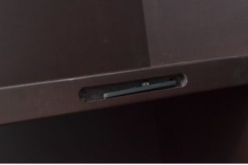 中古　arflex(アルフレックス)　BONTE(ボンテ)　Cini Boeri(チニ・ボエリ)デザイン　シンプルながらスタイリッシュな佇まいが魅力の4人掛けダイニングテーブル(6人掛け、作業台、食卓)(定価約25万円)(R-065956)