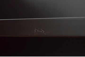 中古　arflex(アルフレックス)　BONTE(ボンテ)　Cini Boeri(チニ・ボエリ)デザイン　シンプルながらスタイリッシュな佇まいが魅力の4人掛けダイニングテーブル(6人掛け、作業台、食卓)(定価約25万円)(R-065956)