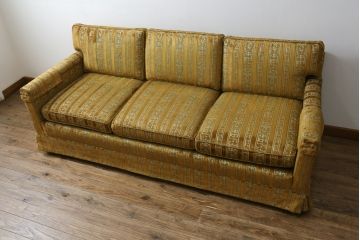 中古　DREXEL HERITAGE(ドレクセルヘリテイジ)　Upholstery(アップホルスタリー)　ホテルのようなラグジュアリーな空間演出が叶う3人掛けソファ(アームソファ、3Pソファ、三人掛け)(R-065959)