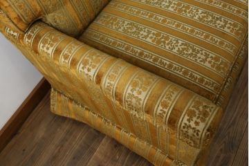中古　DREXEL HERITAGE(ドレクセルヘリテイジ)　Upholstery(アップホルスタリー)　ホテルのようなラグジュアリーな空間演出が叶う3人掛けソファ(アームソファ、3Pソファ、三人掛け)(R-065959)