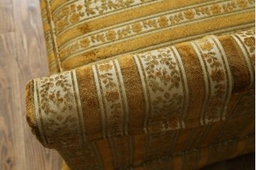 中古　DREXEL HERITAGE(ドレクセルヘリテイジ)　Upholstery(アップホルスタリー)　ホテルのようなラグジュアリーな空間演出が叶う3人掛けソファ(アームソファ、3Pソファ、三人掛け)(R-065959)