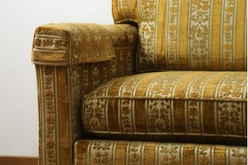 中古　DREXEL HERITAGE(ドレクセルヘリテイジ)　Upholstery(アップホルスタリー)　ホテルのようなラグジュアリーな空間演出が叶う3人掛けソファ(アームソファ、3Pソファ、三人掛け)(R-065959)