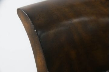 中古　MAITLAND SMITH(メートランドスミス)　ライオンヘッドのモチーフがクラシカルな雰囲気を高めるアームチェア(サロンチェア、ダイニングチェア、ワークチェア)(R-065963)