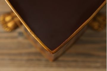 中古　MAITLAND SMITH(メートランドスミス)　HAND PAINTED　繊細な職人技が光るハンドペイントが魅力のマガジンラック(本立て、収納ボックス、くず入れ、ゴミ箱、鉢カバー)(R-065964)