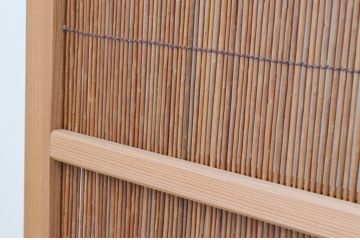 レトロ建具　昭和レトロ　涼しげな和の空間づくりにおすすめな夏戸4枚セット(簾戸、御簾戸、簀戸、葭戸、夏障子、引き戸)(R-065994)