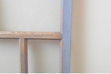 アンティーク建具　大正ロマンの雰囲気香る左右合わせのガラス窓1対(一対、2枚セット、引き戸、ガラス戸)(R-066000)