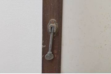 アンティーク建具　大正ロマン　ノスタルジックな雰囲気を醸し出すガラス窓2枚セット(引き戸、ガラス戸)(R-066003)