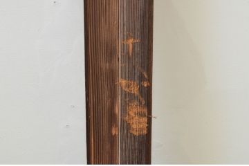 アンティーク建具　大正ロマン　懐かしい雰囲気のガラス窓2枚セット(引き戸、ガラス戸)(R-066004)