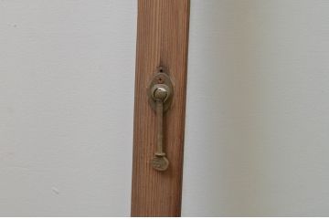 アンティーク建具　大正ロマン　懐かしい雰囲気のガラス窓2枚セット(引き戸、ガラス戸)(R-066004)