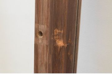 アンティーク建具　大正ロマン　懐かしい雰囲気のガラス窓4枚セット(引き戸、ガラス戸)(R-066005)