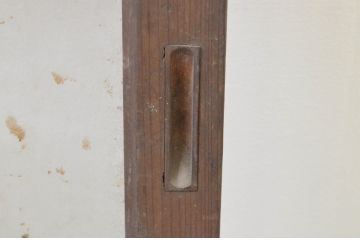 アンティーク建具　経年による風合いが味わい深いガラス窓2枚セット(ガラス戸、引き戸、格子戸)(R-066010)