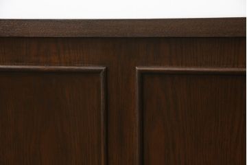 中古　特注　上蓋開きの収納付き!!シックな佇まいが魅力のローボード(ベンチチェスト、コファ、ブランケットボックス)(R-066016)