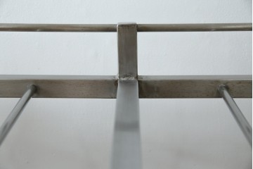 和製ヴィンテージ　特注　総ステンレス　インダストリアルな空間作りにおすすめ!!古い銭湯のカゴラック　(R-066034)