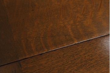 イギリスアンティーク　高級品!!　オーク材　無垢材　上質なつくり込みが魅力のツイストレッグドローリーフテーブル(ダイニングテーブル、エクステンションテーブル、4人掛け、6人掛け、食卓、英国)(R-066039)