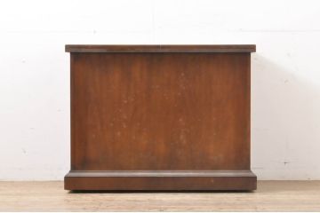 中古　DREXEL HERITAGE(ドレクセルヘリテイジ)　マホガニー材　拡張式天板付き!!高級感溢れる佇まいのサーバー(洋酒棚、カウンターテーブル、収納棚、戸棚、サイドボード、サイドキャビネット)(R-066044)