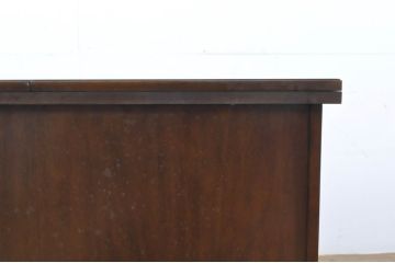 中古　DREXEL HERITAGE(ドレクセルヘリテイジ)　マホガニー材　拡張式天板付き!!高級感溢れる佇まいのサーバー(洋酒棚、カウンターテーブル、収納棚、戸棚、サイドボード、サイドキャビネット)(R-066044)