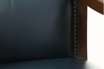 中古　maruni(マルニ木工)　KENT-COURT(ケントコート)　本革(レザー)　洗練された佇まいが美しいアームチェア2脚セット(ラウンジチェア、一人掛けソファ、1人掛けソファ、椅子、イス)(R-066050)