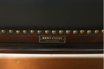 中古　maruni(マルニ木工)　KENT-COURT(ケントコート)　本革(レザー)　洗練された佇まいが美しいアームチェア2脚セット(ラウンジチェア、一人掛けソファ、1人掛けソファ、椅子、イス)(R-066050)