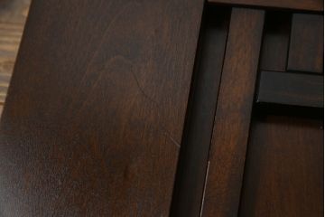 【★N様ご決済専用】中古　星野民芸(星野民藝)　引戸のデザインがお洒落なテレビ台(ローボード、テレビボード、リビングボード、収納棚、戸棚)(R-066082)