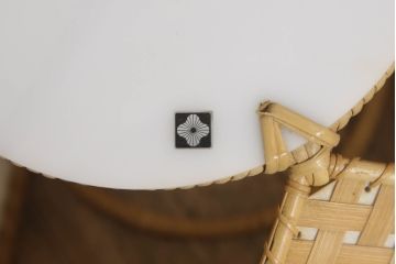 和製ビンテージ　希少な廃盤品　YAMAGIWA(ヤマギワ)　近藤昭作　竹のあかり　和モダンスタイルやナチュラルテイストの空間づくりにおすすめ!!竹あんどんの天井照明(行灯、行燈、吊り下げ照明、ペンダントライト、シェード、電笠、ヴィンテージ)(R-066089)