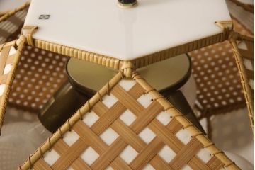 和製ビンテージ　希少な廃盤品　YAMAGIWA(ヤマギワ)　近藤昭作　竹のあかり　幾何学模様のようなデザインがお洒落な竹あんどんの天井照明(行灯、行燈、吊り下げ照明、ペンダントライト、シェード、電笠、ヴィンテージ)(R-066091)