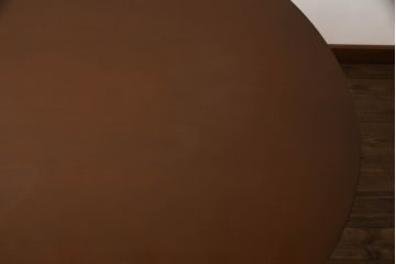 中古　美品　arflex(アルフレックス)　ステーションチェントロ(STATION CENTRO)　洗練されたモダンデザインが魅力的なダイニングテーブル(定価約45万円)(ラウンドテーブル、丸テーブル、食卓)(R-066099)