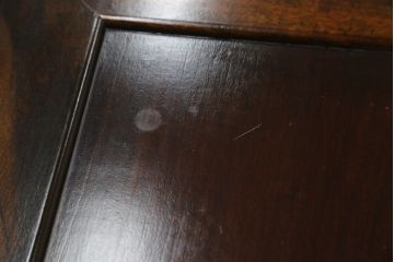 中古　松本民芸家具　#506型　シックな色合いと上品な佇まいが魅力の朝鮮棚(飾り棚、収納棚、戸棚、茶棚)(定価約23万円)(R-066102)