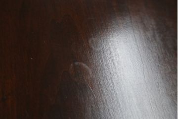 中古　松本民芸家具　#506型　シックな色合いと上品な佇まいが魅力の朝鮮棚(飾り棚、収納棚、戸棚、茶棚)(定価約23万円)(R-066102)
