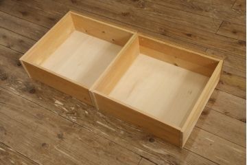 中古　PENNY WISE(ペニーワイズ)　優しい木の温もり溢れるカップボード(食器棚、収納棚、戸棚、キャビネット、飾り棚)(R-066171)