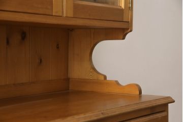 中古　PENNY WISE(ペニーワイズ)　優しい木の温もり溢れるカップボード(食器棚、収納棚、戸棚、キャビネット、飾り棚)(R-066171)
