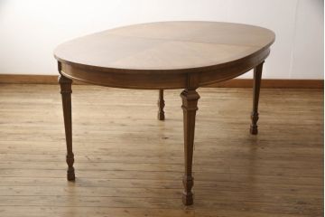 中古　DREXEL HERITAGE(ドレクセルヘリテイジ)　FRANCESCA(フランチェスカ)シリーズ　優美な佇まいのダイニングテーブル(4人掛け、6人掛け、8人掛け、食卓、エクステンションテーブル)(R-066180)