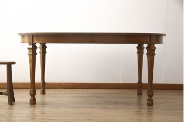中古　DREXEL HERITAGE(ドレクセルヘリテイジ)　FRANCESCA(フランチェスカ)シリーズ　優美な佇まいのダイニングテーブル(4人掛け、6人掛け、8人掛け、食卓、エクステンションテーブル)(R-066188)