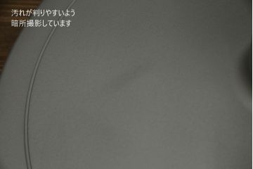 中古　超美品　オカムラ(OKAMURA)　医療福祉用　円盤脚　抗菌　丸みのあるフォルムがかわいらしいスツール(丸椅子、回転椅子、イス)(定価約62000円)(R-066193)