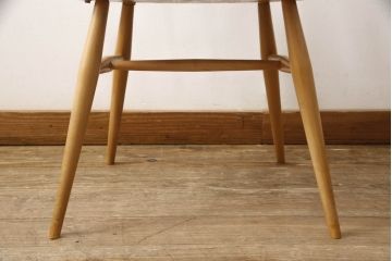 超レア! イギリスビンテージ　ERCOL(アーコール)　洗練されたデザインが格好いいスモーカーズチェア(ダイニングチェア、アームチェア、カウホーンチェア、椅子、イス、ヴィンテージ、英国)(R-066207)