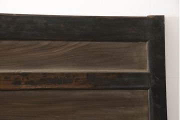 アンティーク建具　欅(ケヤキ)材　杉材　和モダンな空間づくりにおすすめ!古いお寺の大きな板戸2枚セット(蔵戸、門扉、引き戸)(R-066220)