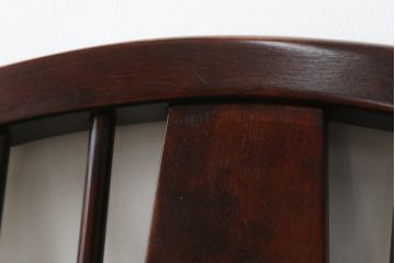 国産民芸家具　松本民芸家具風　和モダンテイストなお部屋におすすめのウィンザーチェア(ウインザーチェア、アームチェア、椅子、イス、板座チェア、ダイニングチェア)(R-066222)
