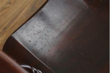 国産民芸家具　松本民芸家具風　和モダンテイストなお部屋におすすめのウィンザーチェア(ウインザーチェア、アームチェア、椅子、イス、板座チェア、ダイニングチェア)(R-066222)