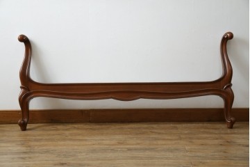 中古　DREXEL HERITAGE(ドレクセルヘリテイジ)　Touraine(ツーレイン)　猫脚のデザインがアクセントのベッドフレーム　(R-066229)