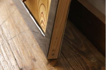 アンティーク建具　高級品!!　厚みある緻密な彫り込みの彫刻が美しい欄間1枚(明り取り、明かり取り)(R-066247)
